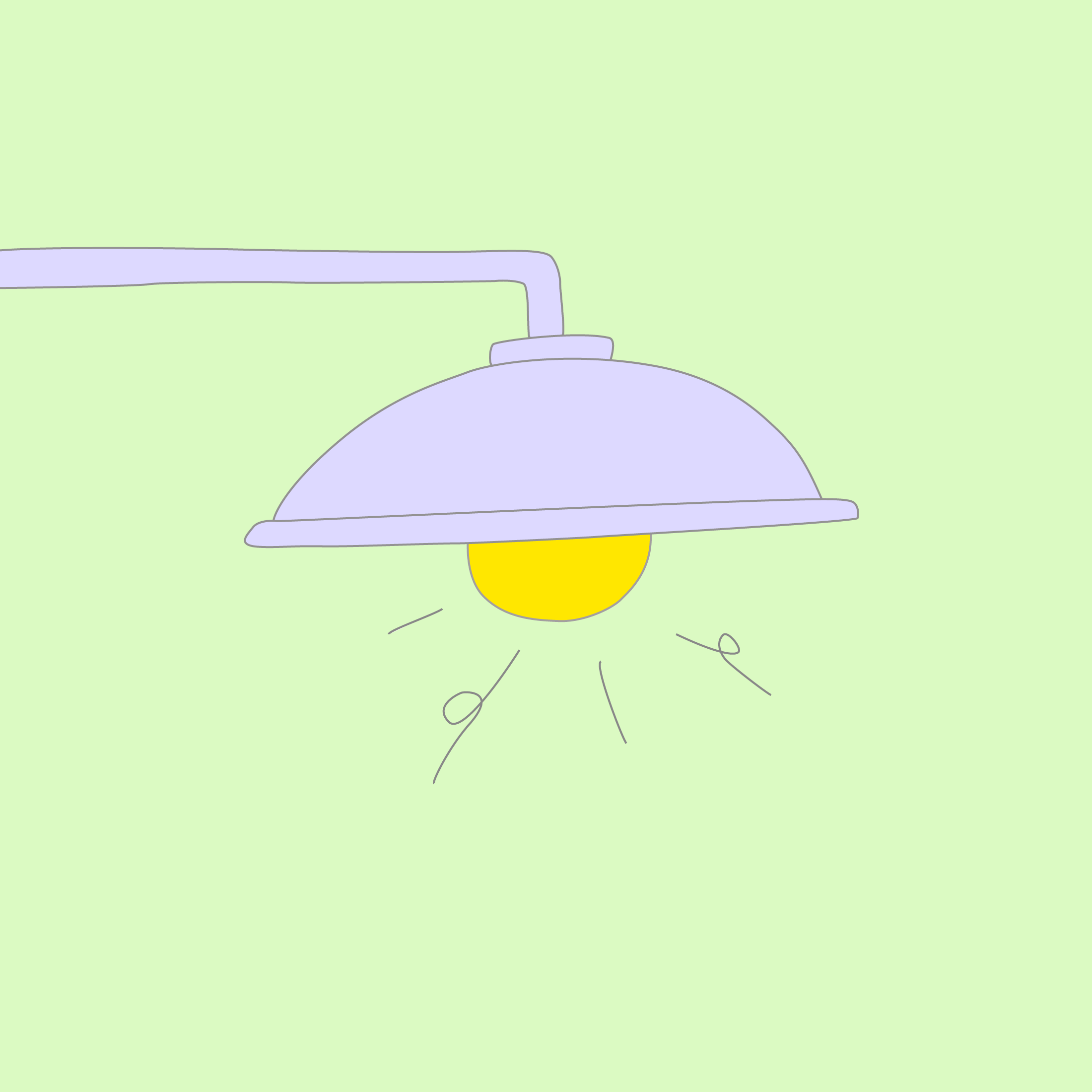 Illustration — wall-mounted light fixture
