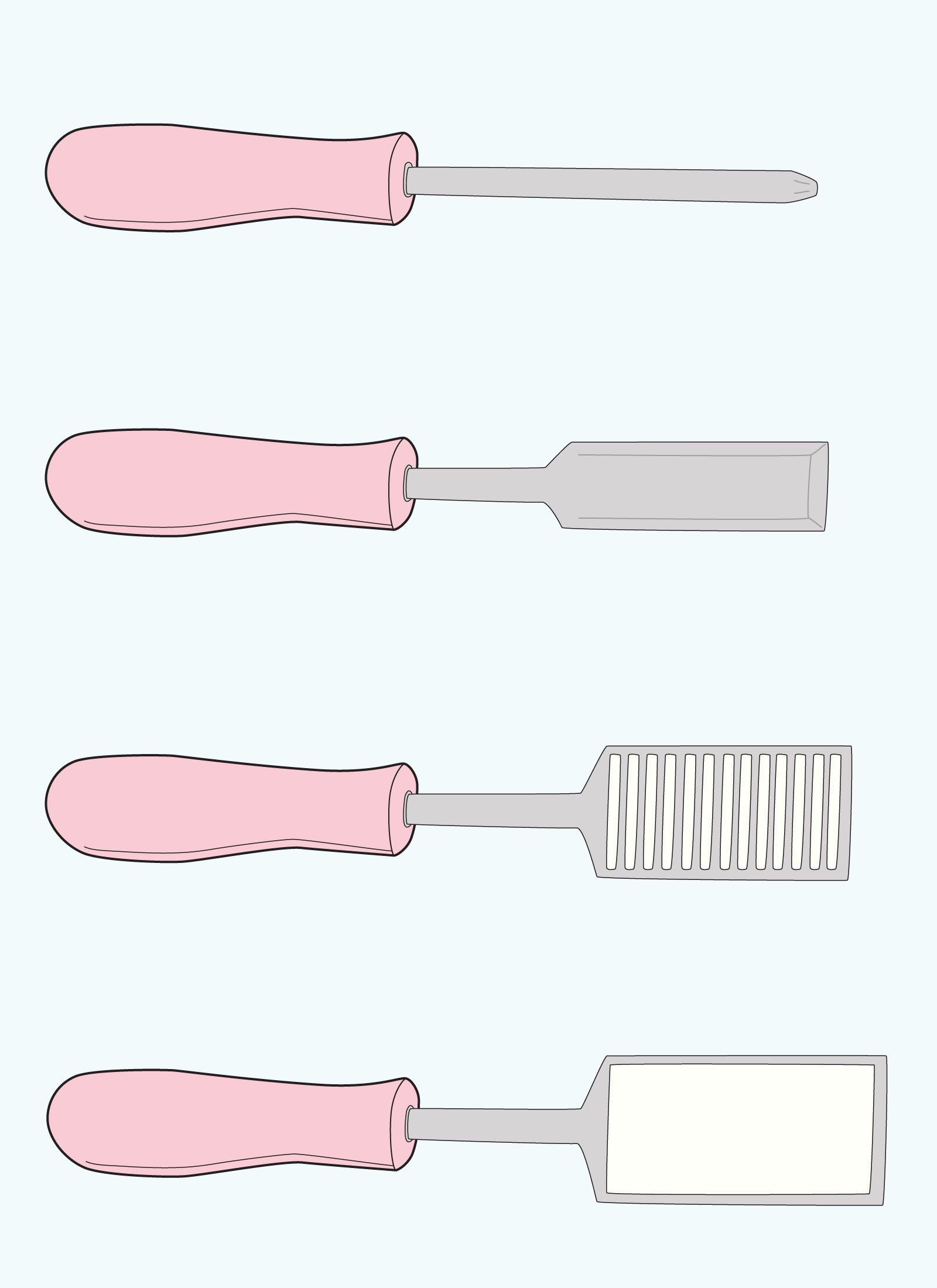 A set of screwdrivers