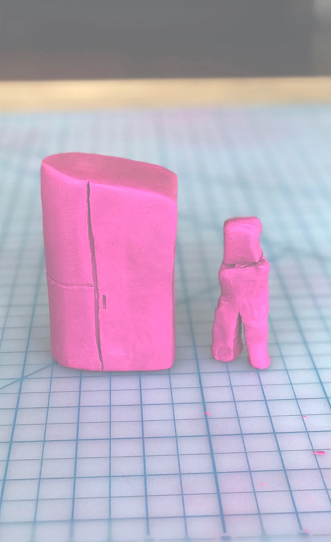 A low-fidelity 3D booth model