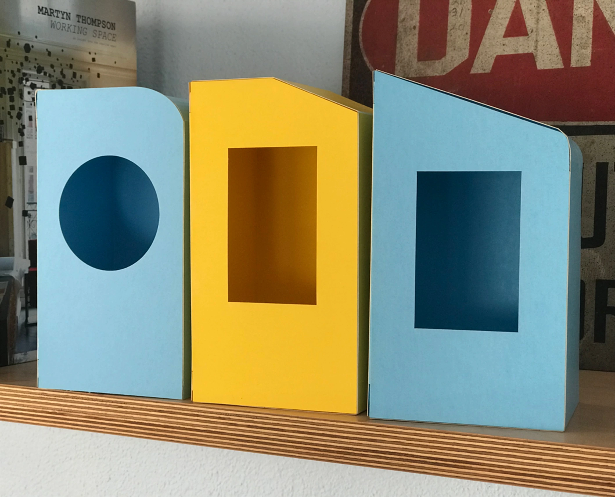 1:12 scale paper models of booth elevations