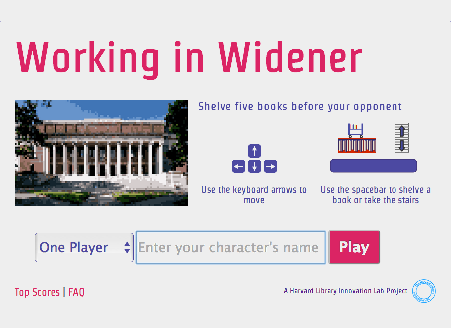 Working in Widener
